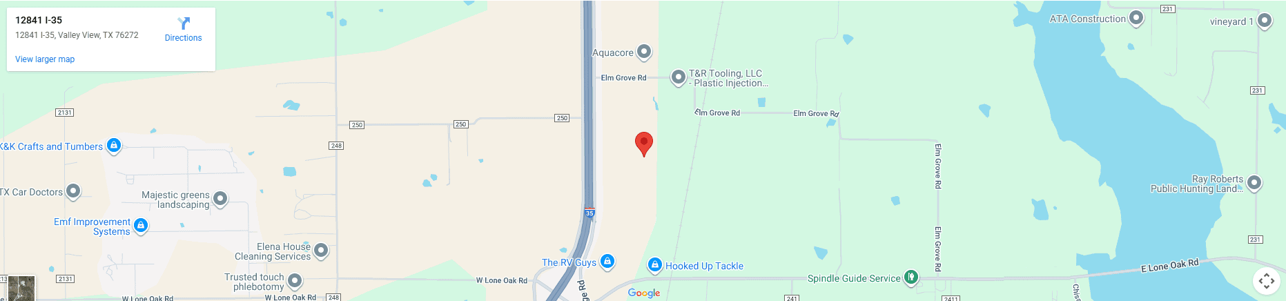 Map showing locations near the San Gabriel River in California.